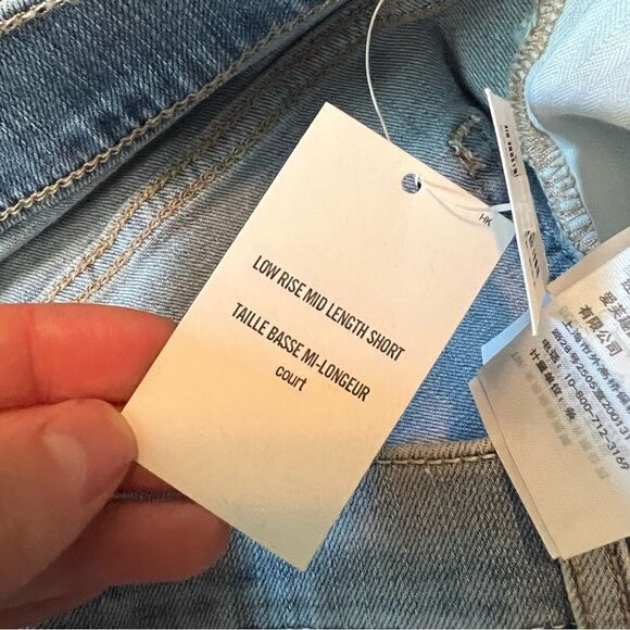 NWT! Abercrombie & fit low waist mid length short - Picture 7 of 12